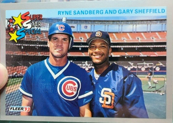 Triple Threats (Ryne Sandberg / Gary Sheffield)  baseball card collectible - Main Image 3