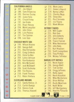 Checklist: 124-246  baseball card collectible - Main Image 2