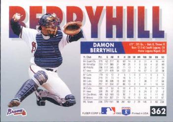 Damon Berryhill  baseball card collectible - Main Image 2