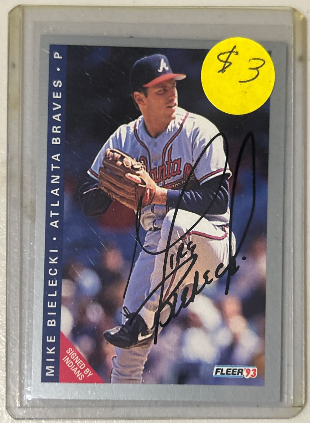 Mike Bielecki  baseball card collectible - Main Image 3