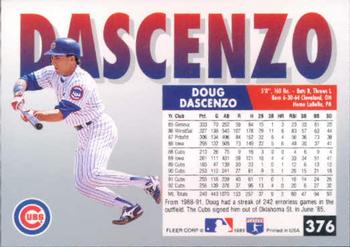Doug Dascenzo  baseball card collectible - Main Image 2