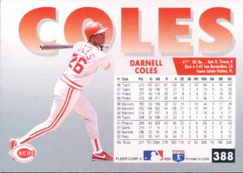 Darnell Coles  baseball card collectible - Main Image 2