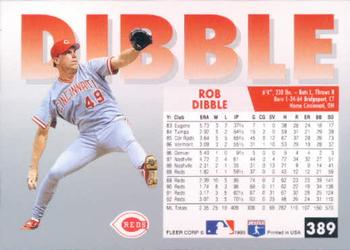 Rob Dibble  baseball card collectible - Main Image 2