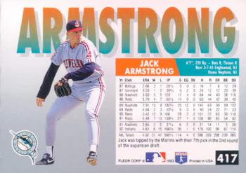 Jack Armstrong  baseball card collectible - Main Image 2