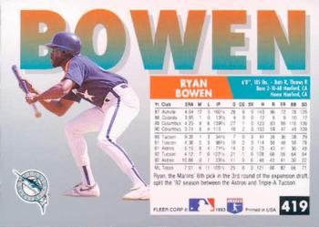 Ryan Bowen  baseball card collectible - Main Image 2