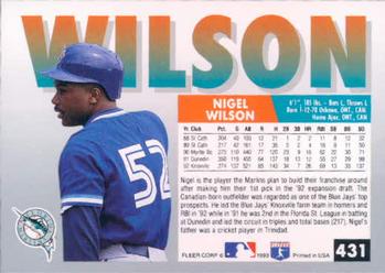 Nigel Wilson  baseball card collectible - Main Image 2