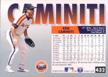 Ken Caminiti  baseball card collectible - Main Image 2