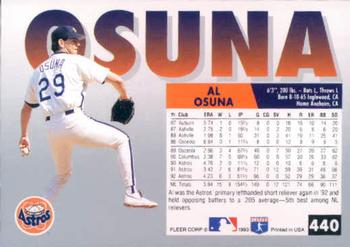 Al Osuna  baseball card collectible - Main Image 2