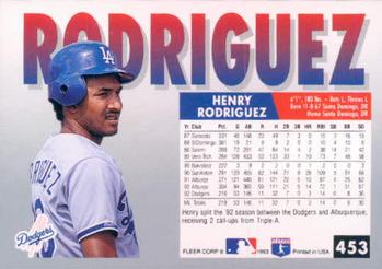 Henry Rodriguez  baseball card collectible - Main Image 2
