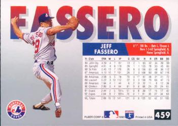 Jeff Fassero  baseball card collectible - Main Image 2