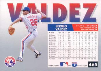 Sergio Valdez  baseball card collectible - Main Image 2