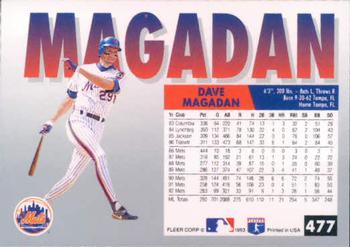 Dave Magadan  baseball card collectible - Main Image 2