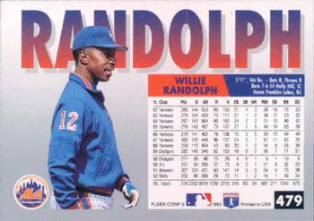 Willie Randolph  baseball card collectible - Main Image 2