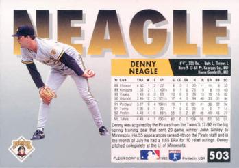 Denny Neagle  baseball card collectible - Main Image 2