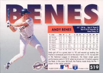 Andy Benes  baseball card collectible - Main Image 2