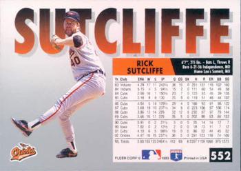 Rick Sutcliffe  baseball card collectible - Main Image 2