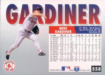 Mike Gardiner  baseball card collectible - Main Image 2