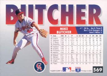 Mike Butcher  baseball card collectible - Main Image 2