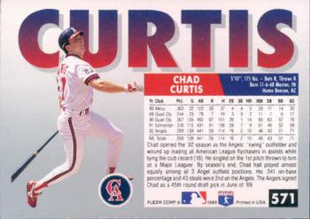 Chad Curtis  baseball card collectible - Main Image 2