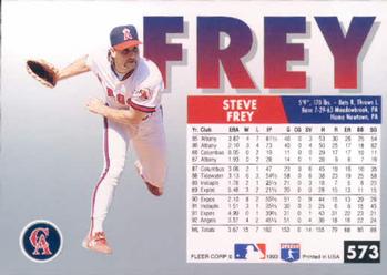 Steve Frey  baseball card collectible - Main Image 2