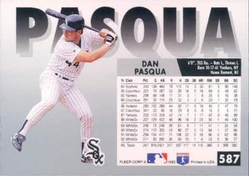Dan Pasqua  baseball card collectible - Main Image 2