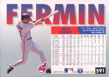 Felix Fermin  baseball card collectible - Main Image 2