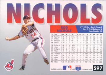 Rod Nichols  baseball card collectible - Main Image 2