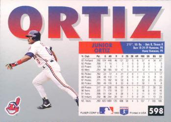 Junior Ortiz  baseball card collectible - Main Image 2