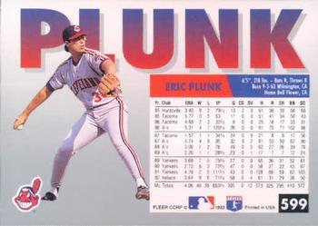 Eric Plunk  baseball card collectible - Main Image 2
