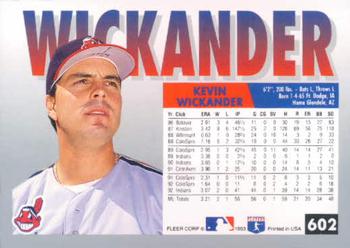 Kevin Wickander  baseball card collectible - Main Image 2