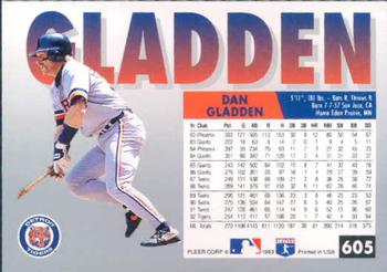 Dan Gladden  baseball card collectible - Main Image 2