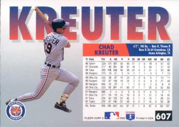 Chad Kreuter  baseball card collectible - Main Image 2