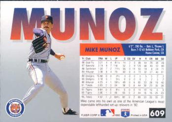 Mike Munoz  baseball card collectible - Main Image 2