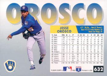 Jesse Orosco  baseball card collectible - Main Image 2