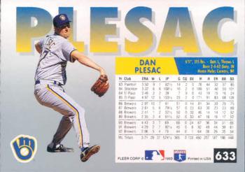 Dan Plesac  baseball card collectible - Main Image 2