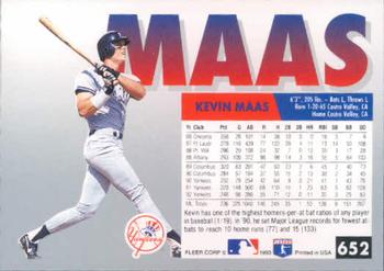 Kevin Maas  baseball card collectible - Main Image 2