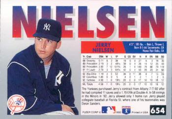 Jerry Nielsen  baseball card collectible - Main Image 2