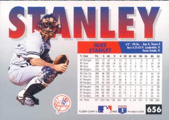 Mike Stanley  baseball card collectible - Main Image 2