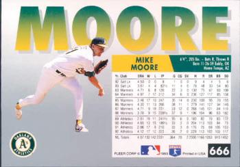 Mike Moore  baseball card collectible - Main Image 2