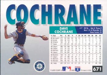 Dave Cochrane  baseball card collectible - Main Image 2