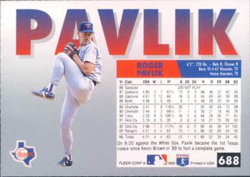 Roger Pavlik  baseball card collectible - Main Image 2