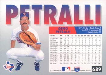 Geno Petralli  baseball card collectible - Main Image 2