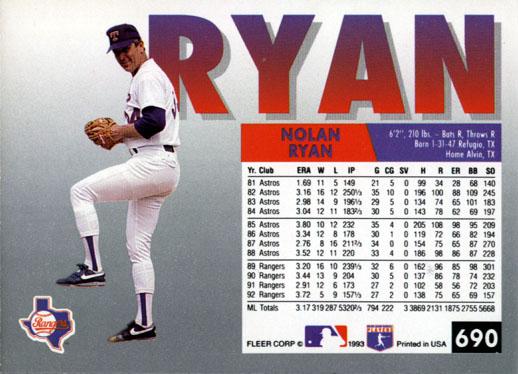 Nolan Ryan  baseball card collectible - Main Image 2