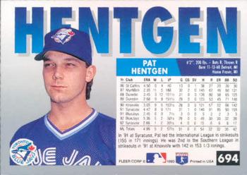 Pat Hentgen  baseball card collectible - Main Image 2