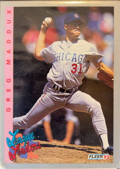 Greg Maddux  baseball card collectible - Main Image 3