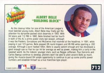 Albert Belle  baseball card collectible - Main Image 2