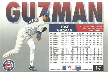 Jose Guzman  baseball card collectible - Main Image 2