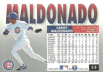 Candy Maldonado  baseball card collectible - Main Image 2