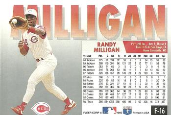 Randy Milligan  baseball card collectible - Main Image 2