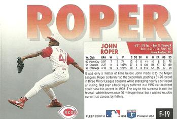 John Roper  baseball card collectible - Main Image 2